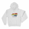 Homosectional Rainbow Sofa Unisex Hoodie White